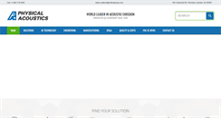 Desktop Screenshot of physicalacoustics.com